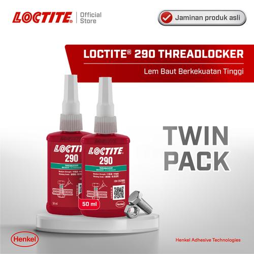 [EZM.6100129] Henkel LOCTITE 290 Threadlocker Lem Baut Wicking Grade 50 ml Twin Pack