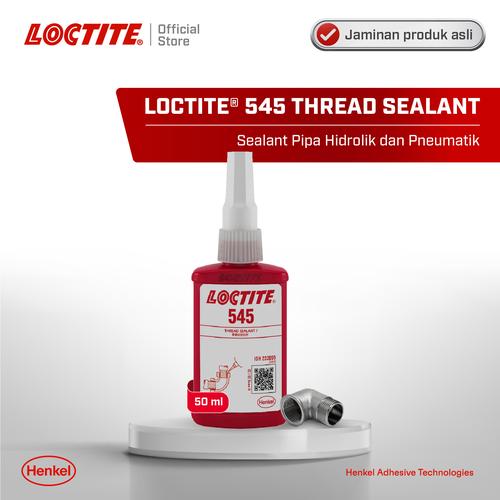 [EZM.6100048] Henkel LOCTITE 545 Thread Sealant Seal Pipa Merah Hidrolik 50 ml