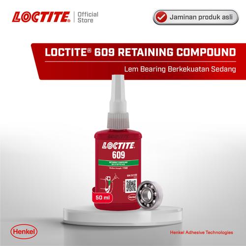 [EZM.6100065] Henkel LOCTITE 609 Retaining Compound Lem Bearing/Lem Shaft 50 ml