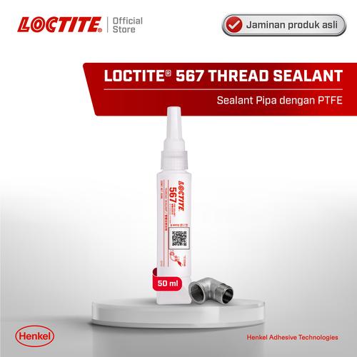 [EZM.6100143] Henkel LOCTITE 567 THREAD SEALANT Seal Pipa Pencegah Kebocoran 50 ml