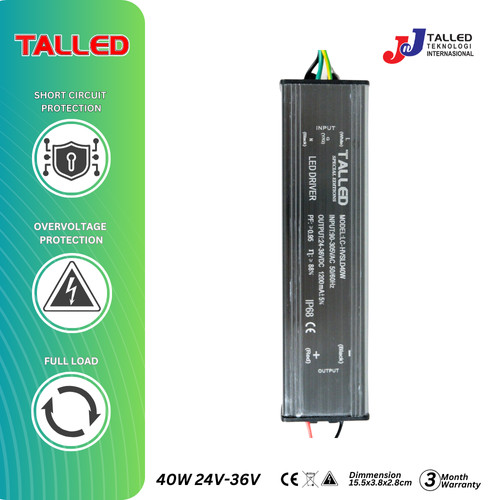 [EZM.4200013] DRIVER LED 40WATT  IP 68 WATERPROOF TALLED