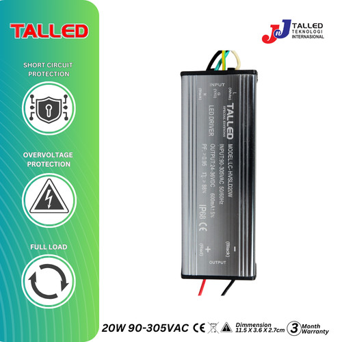 [EZM.4200014] DRIVER LED 20WATT  IP 68 WATERPROOF TALLED