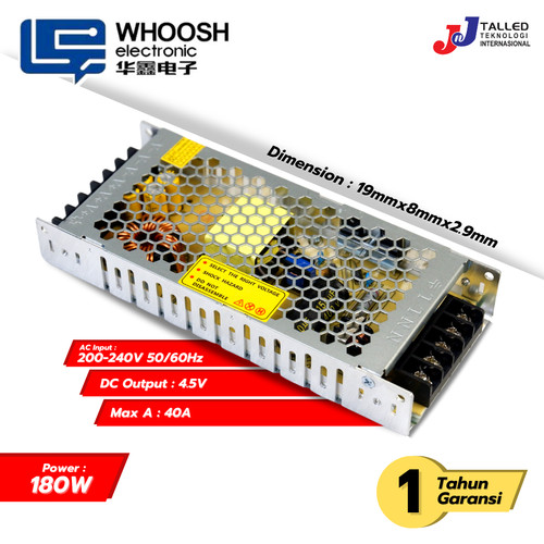 [EZM.4200034] POWER SUPPLY 4.5V 180W 40A VIDEOTRON WHOOSH