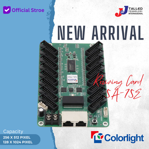 [EZM.4200047] RECEIVING CARD VIDEOTRON COLORLIGHT 5A - 75E JNJ TALLED