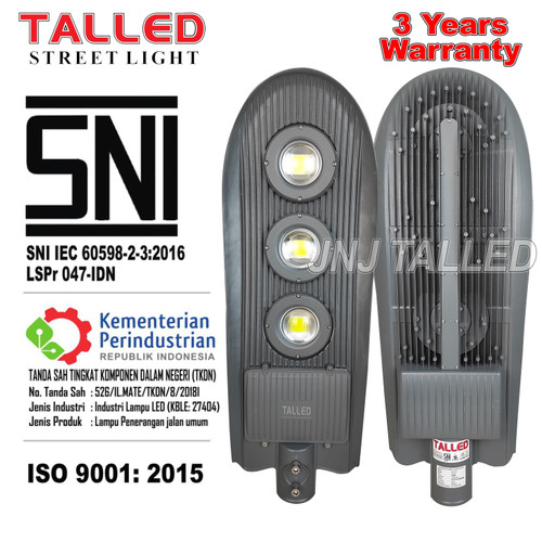[EZM.4200075] LAMPU JALAN PJU TALLED GRAY COBRA LED CHIP BRIDGELUX JNJ TALLED