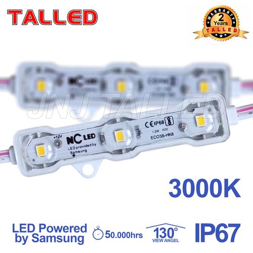 [EZM.4200079] LAMPU NC MODULE LED 3 MATA HK8 CLEAR 1.2W BY SAMSUNG W12 W45 W30