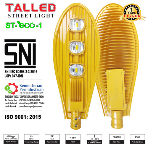 [EZM.4200085] LAMPU JALAN PJU TALLED ECO LED CHIP BRIDGELUX 120W 150W