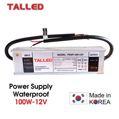 [EZM.4200091] TALLED POWER SUPPLY 12V WATERPROOF 2.5A 5A 8.3A 16.6A 25A FULL OUTDOOR