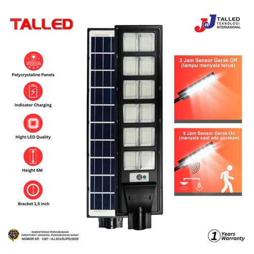 [EZM.4200098] LAMPU JALAN PJU SOLAR CELL 12 LENSA TALLED ECO
