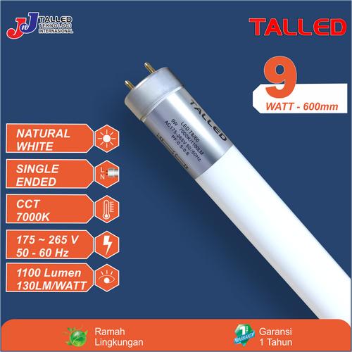 [EZM.4200103] LAMPU TL LED T8 9W 60cm SINGLE N TALLED