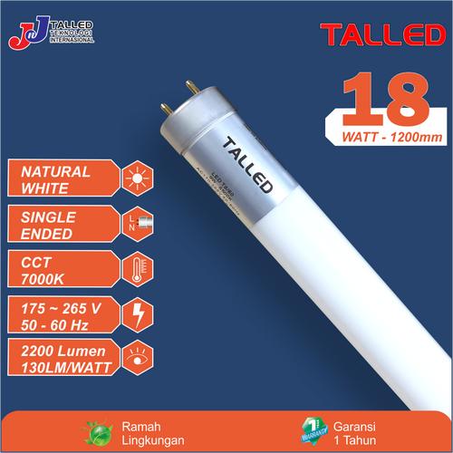[EZM.4200104] LAMPU TL LED T8 18W 120CM SINGLE N TALLED