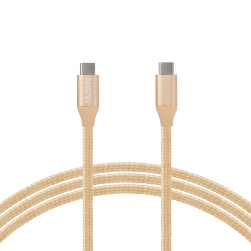 [EZM.4200110] KABEL DATA CHARGER TURBO TYPE - C TO C 4.8A TAPOW CB082-GLD