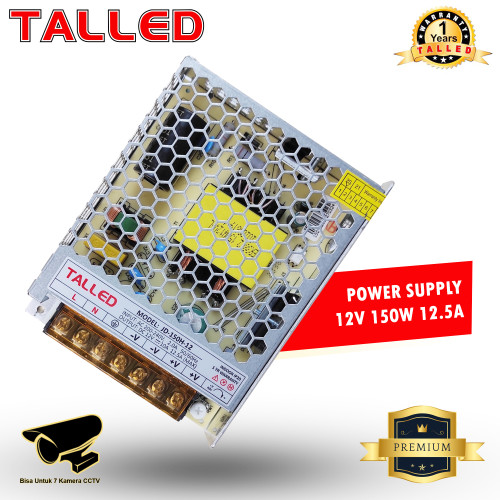 [EZM.4200115] POWER SUPPLY 12V 150W 12.5A SLIM FOR LIGHT BOX TYPE M JNJ TALLED