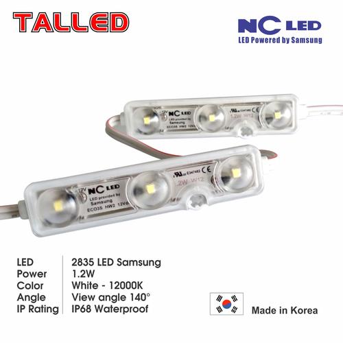 [EZM.4200128] LAMPU MODULE LED 3 MATA NC LED SAMSUNG 2835 DOVE 1.2W MADE IN KOREA