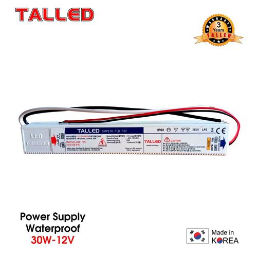 [EZM.4200134] POWER SUPPLY ADAPTOR TRAFO TALLED 12V 2.5A 30W WATERPROOF