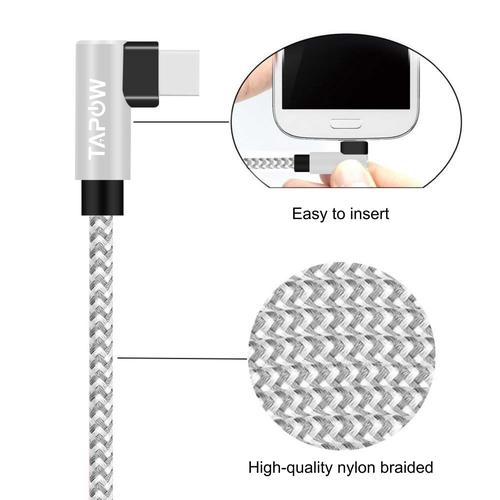 [EZM.4200149] KABEL DATA QUICK CHARGING GAMING TYPE C NYLON TAPOW CB053C-SLV