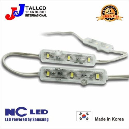 [EZM.4200197] Lampu NCLED SAMSUNG/ LED Modul Strip 3 Mata 5630 CLR 1.2W MADE IN KORE