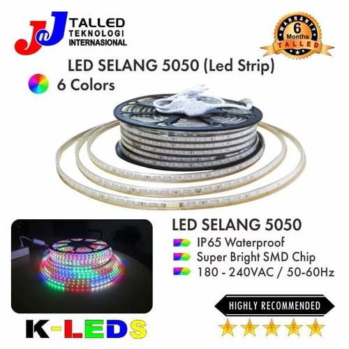 [EZM.4200203] Lampu Led Selang/Neon Flex SMD 5050 IP65 Waterproof 50 Meter 6 Color