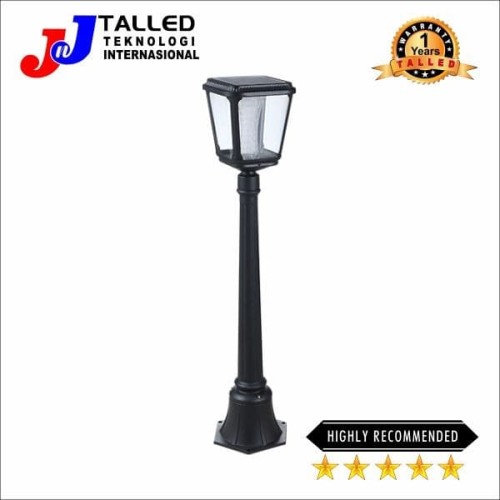 [EZM.4200209] LAMPU TAMAN 20W SOLAR PANEL SURYA TALLED - GARANSI 1 THN