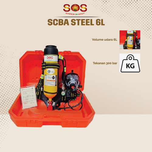 SOS SCBA Steel 6L / ALAT PERNAPASAN MANDIRI