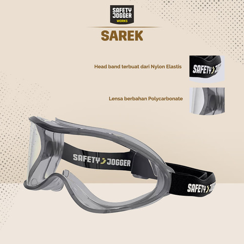 [EZO.5700064] Kacamata Safety Jogger Sarek Keselamatan