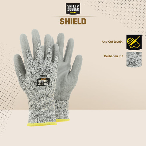 [EZO.5700081] Sarung Tangan Anti Pisau Anti Gores Sarung Tangan Safety Jogger Shield