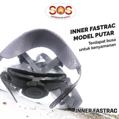 [EZO.5700092] TALI PUTAR HELM PROYEK MERK SOS INNER FASTRACK