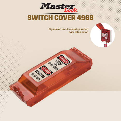 [EZO.5700144] Masterlock Universal Wall Switch Cover 496B