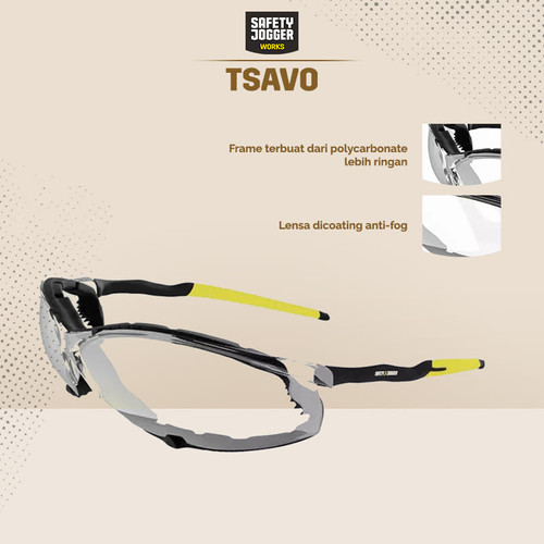 [EZO.5700104] Kacamata Safety Jogger Tsavo Keselamatan
