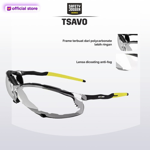 [EZO.5700104] Kacamata Safety Jogger Tsavo Keselamatan