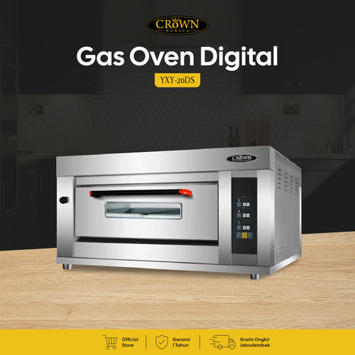 [EZO.1300004] YXY - 20DS Standard Gas Oven Digital / Oven Deck - Crown Horeca