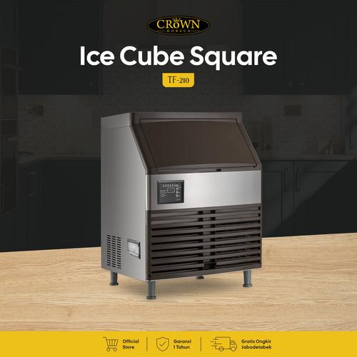 [EZO.1300009] Ice Cube Square Machine TF-210 Mesin Pembuat Es Batu Crown Horeca