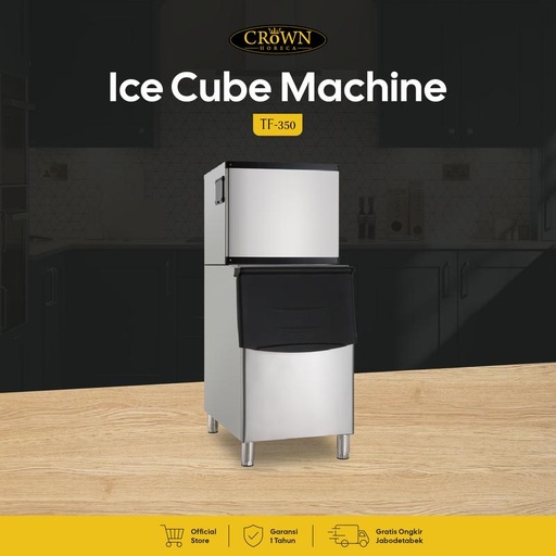 Ice Cube Machine TF-350 Mesin Pembuat Es Batu Crown Horeca