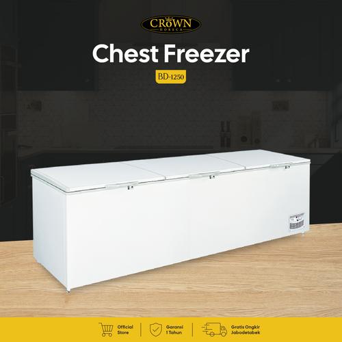 [EZO.1300029] Chest Freezer BD-1250 Mesin Pembeku Crown Horeca
