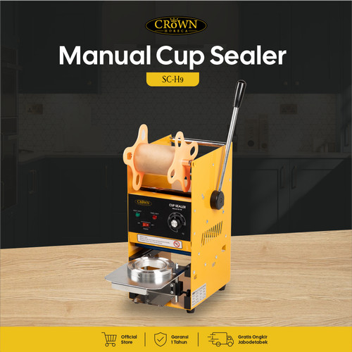 [EZO.1300040] Manual Cup Sealer SC-H9 Crown Horeca