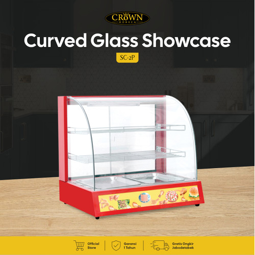 [EZO.1300041] Showcase Warmer SC-2P Lemari Pemanas Crown Horeca