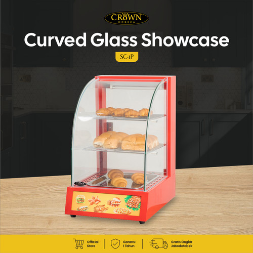 [EZO.1300042] Showcase Warmer SC-1P Lemari Pemanas Crown Horeca