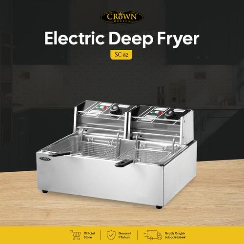 [EZO.1300051] Electric Deep Fryer SC-82 Crown Horeca