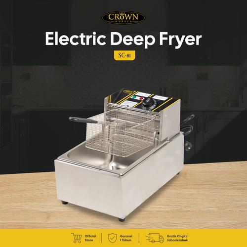 [EZO.1300052] Electric Deep Fryer SC-81 Crown Horeca