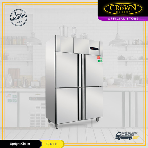 Upright Chiller G-1600 Crown Horeca, Lemari Pendingin