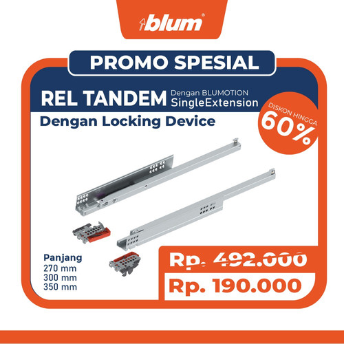 [EZM.2600308] BLUMPROMO PAKETLENGKAP RELLACITANDEM 550H3000B BLUMOTIONSINGLE EXTENSI