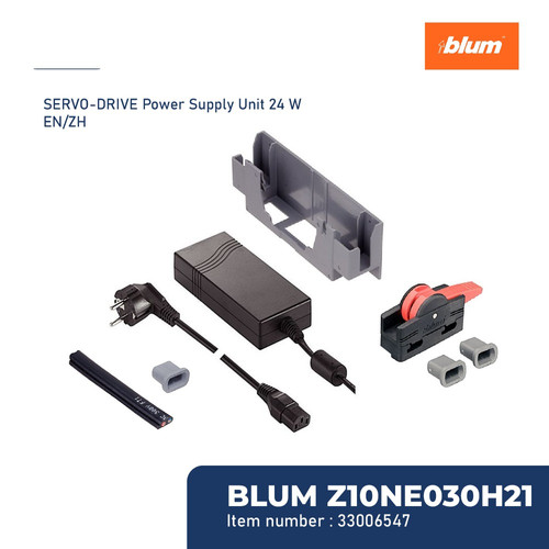 [EZM.2600312] BLUM TRANSFORMER SERVO-DRIVE Z10NE030H21 POWERSUPPLY UNIT24W EN/ZH SET