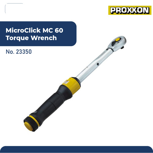 [EZM.2600350] PROXXON 23350 KUNCITORSI MICROCLICK TORQUEWRENCH MC 60 12–60NM 3/8"