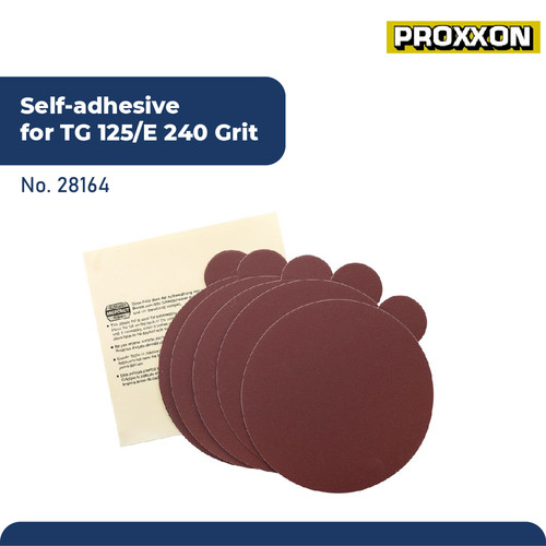 [EZM.2601517] PROXXON 28164 AMPLAS BULAT SELF-ADHESIVE SANDING DISC TG125/E 240GRIT
