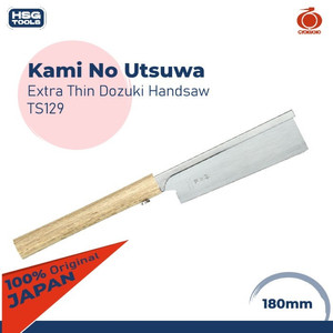 [EZM.2600485] RAZORSAW TS129 GERGAJI KAYU JEPANG KAMI NO UTSUWA THIN DOZUKI 180MM