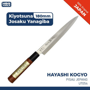 HAYASHI KOGYO UT054 PISAU JEPANG 52021 KIYOTSUNA JOSAKU YANAGIBA 180MM