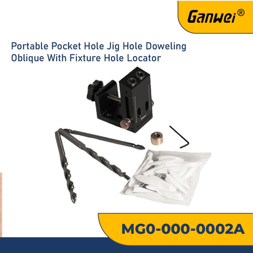 MOKIN 0002A DOWEL JIG DOWEL PORTABLE POKET HOLE CABINET FURNITURE KIT