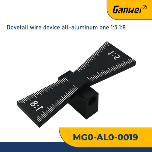 [EZM.2600531] GANWEI 0019 ALAT PENGGARIS PENYAMBUNG KAYU DOVETAIL ALUMINUM 1:5 1:8