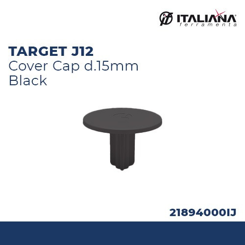 [EZM.2600570] ITALIANA COVER TUTUP BAUT TARGET J12 COVER CAP D.15MM ANTHRACITE