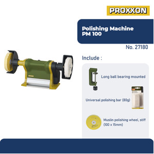 [EZM.2600600] PROXXON 27180 MESIN POLES POLISHING MACHINE PM 100